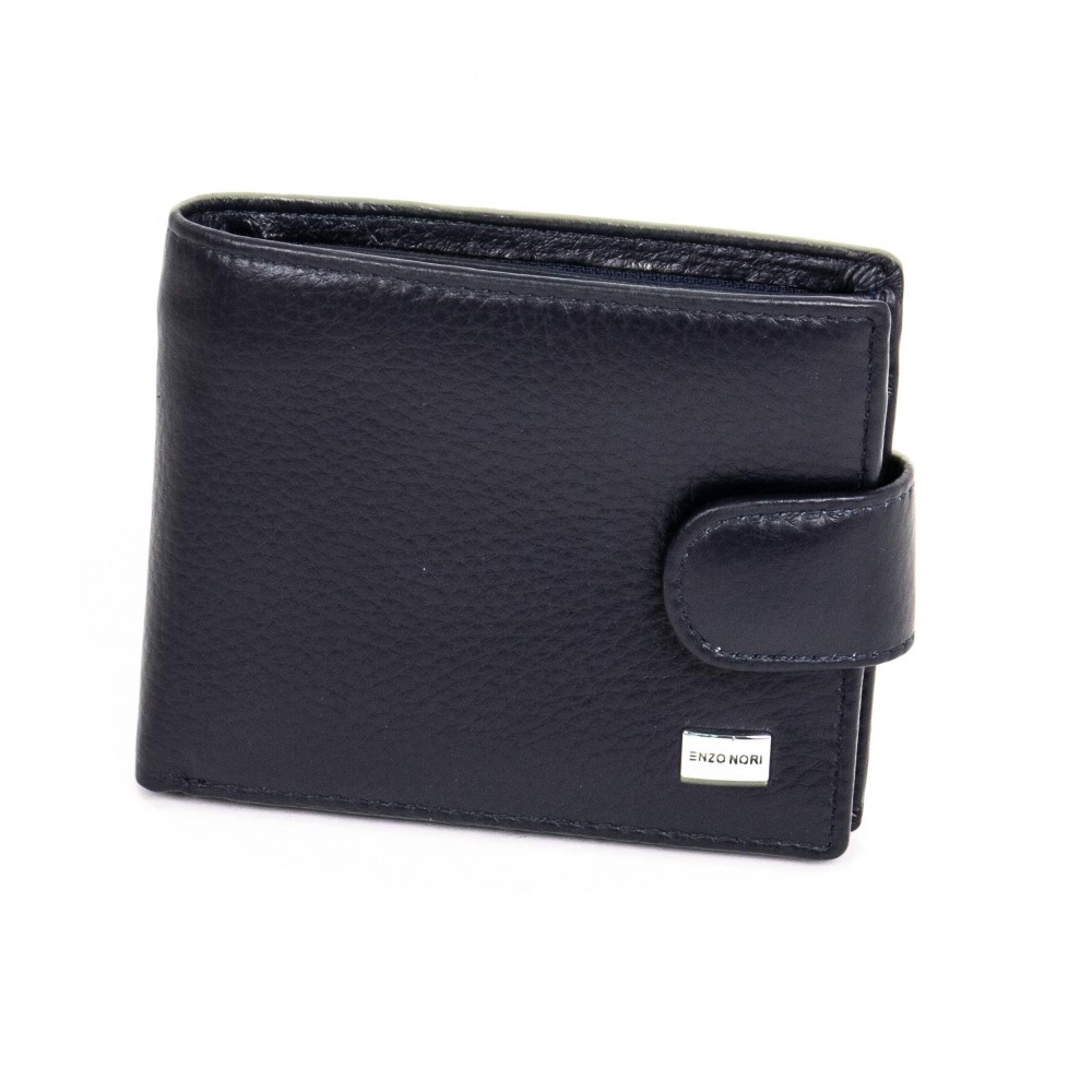 Мъжки портфейл ENZO NORI модел LEON естествена кожа кафяв